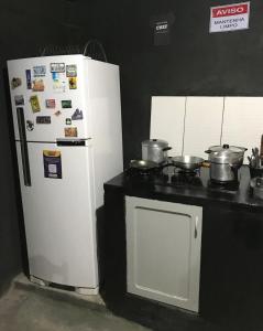 Η κουζίνα ή μικρή κουζίνα στο Hostel monte serrat