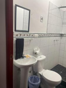 Koupelna v ubytování Mundo Viajero Saphy