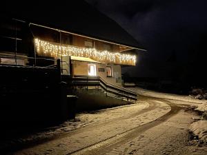 Hugenhof v zimě