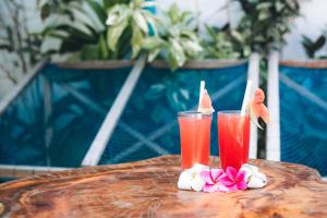 Nápoje v ubytování Frangipani Fulhadhoo
