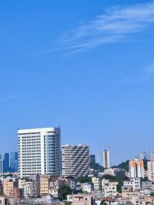 Γενική άποψη της πόλης Γκουανγκζού ή θέα της πόλης από  αυτό το ξενοδοχείο διαμερισμάτων