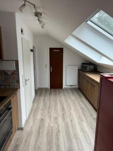 Køkken eller tekøkken på Harzhaus Altenau - Wohnung 3