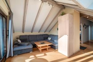Posezení v ubytování Ferienwohnung Hasenauer