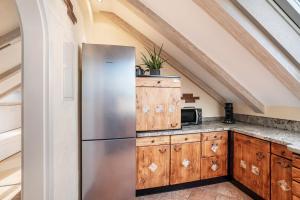 Kuchyň nebo kuchyňský kout v ubytování Ferienwohnung Hasenauer