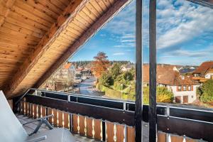 Balkón nebo terasa v ubytování Ferienwohnung Hasenauer