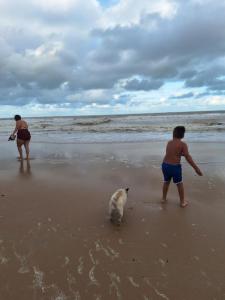 Tetamu yang menginap di Casa na Praia com Piscina