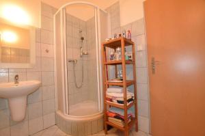 Koupelna v ubytování Apartmán Promenáda
