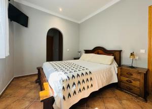 Ένα ή περισσότερα κρεβάτια σε δωμάτιο στο Can Conill Llucmajor +25 φωτογραφίες