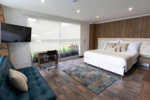 Posezení v ubytování Libertg Hotels Spa Medellin