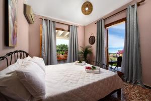 Postel nebo postele na pokoji v ubytování Seaview Cottage - Calmare