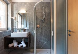 Koupelna v ubytování Hotel Appartement Haus Gitschberg