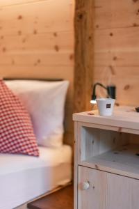Postel nebo postele na pokoji v ubytování Hotel Appartement Haus Gitschberg