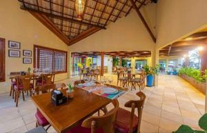 Restoran ili neka druga zalogajnica u objektu Pousada Coqueiro Beach