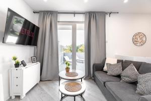 Posezení v ubytování Luxury - Jacuzzi Apartments Near Rome