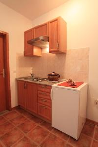 Kuchyňa alebo kuchynka v ubytovaní Apartments Pinus
