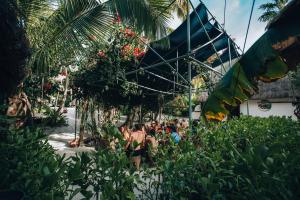 Zahrada ubytování Libelula Tulum Beachfront Hotel