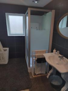 Koupelna v ubytování Maison Charmante