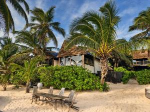 Zahrada ubytování Libelula Tulum Beachfront Hotel