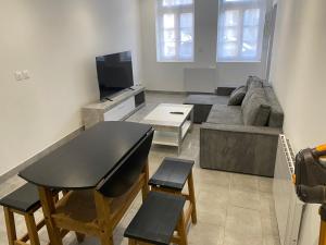 TV a/nebo společenská místnost v ubytování Appartement 1 - Hyper centre - 1 à 8 personnes
