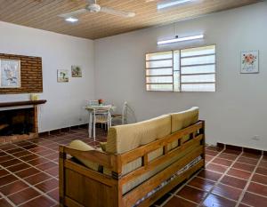 Posezení v ubytování Un Oasis Natural a Minutos de Asunción