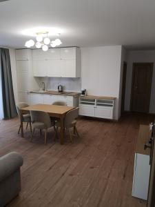 Kuchyň nebo kuchyňský kout v ubytování Apartmány pod Mníchom + 17 fotografií