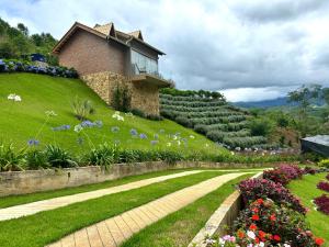 Zahrada ubytování Valle Piemonte