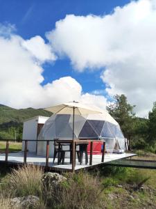 Příroda nedaleko luxury tent