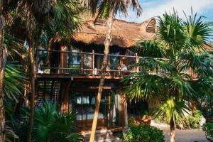 Zahrada ubytování Libelula Tulum Beachfront Hotel