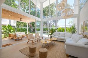 Χώρος καθιστικού στο Villa Calula