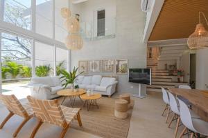 Χώρος καθιστικού στο Villa Calula