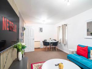 Χώρος καθιστικού στο Agape apartment