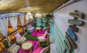 Posezení v ubytování Riad MSholidays jacuzzi privatisé Marrakech