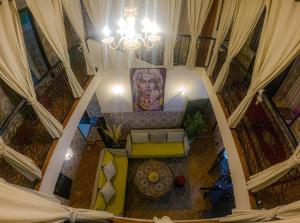 Posezení v ubytování Riad MSholidays jacuzzi privatisé Marrakech