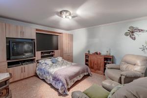 TV a/nebo společenská místnost v ubytování River Oasis