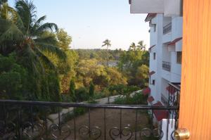 a view from the balcony of a building at BBN Serviced Apartment in Calangute