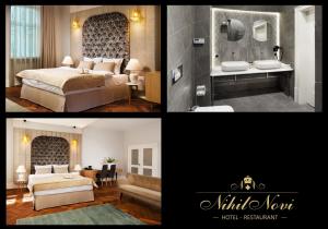 Łóżko lub łóżka w pokoju w obiekcie Hotel Nihil Novi