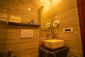 Koupelna v ubytování J60 Suites