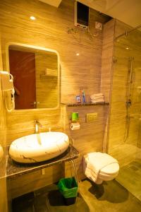 Koupelna v ubytování J60 Suites