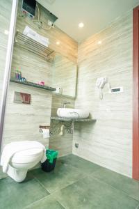 Koupelna v ubytování J60 Suites