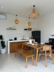 Kuchyň nebo kuchyňský kout v ubytování Bandeja Villa, your charming place in Nyan Nyang