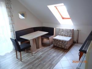 Χώρος καθιστικού στο Apartmány Fischer