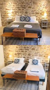 Letto o letti in una camera di La Maison Gavraise