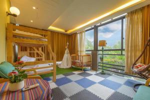 Voodi või voodid majutusasutuse Secret Courtyard Resort Hotel toas