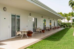 En have udenfor Coral Beach Paestum