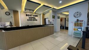 a restaurant with a sign that reads best ever hotel at Best View Hotel Sunway Mentari in Petaling Jaya