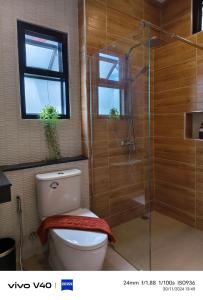 Koupelna v ubytování Mookies Bungalows