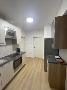 Kuchyň nebo kuchyňský kout v ubytování Ferienwohnung in Geislingen an der Steige