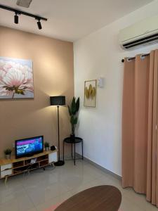 Μια τηλεόραση ή/και κέντρο ψυχαγωγίας στο FHS Homestay Trong Taiping