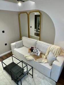 Istumisnurk majutusasutuses Premium Line Apartman