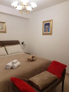 Postel nebo postele na pokoji v ubytování B&B Galateo